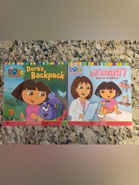 Dora the Explorer Board Books - Dora's Backpack & Doctor Story